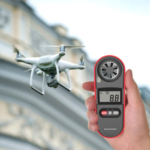 KASUNTEST - Anemometro, misuratore digitale della velocità del vento con... - Ilgrandebazar