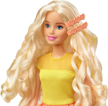 Carica l&#39;immagine nel visualizzatore di Gallery, Barbie- Ricci Perfetti, Bambola Bionda con Capelli Lunghi da Pettinare con Pettine, Bigodini e Accessori, Giocattolo per Bambini 3+ Anni, GBK24