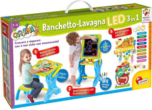 Carica l&#39;immagine nel visualizzatore di Gallery, Lisciani Giochi- Carotina Banchetto-Lavagna LED 3 in 1 Gioco per Bambini, Multicolore, 77465