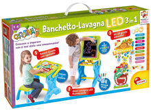 Carica l&#39;immagine nel visualizzatore di Gallery, Lisciani Giochi- Carotina Banchetto-Lavagna LED 3 in 1 Gioco per Bambini, Multicolore, 77465