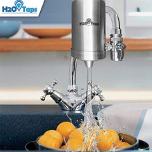 Carica l'immagine nel visualizzatore di Gallery, H2O TAPS Filtri d'Acqua per Rubinetto - Sistema di filtraggio - Design Molto Elegante - Filtro per Acqua - Acciaio Inossidabile - La Scelta Duratura