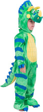 Carica l&#39;immagine nel visualizzatore di Gallery, Spooktacular Creations Costume da Dinosauro per Bambini Triceratops Kids Dinosauro Vestito per Halloween Dress Up Dinosaur Party (Verde) (Green, Small)