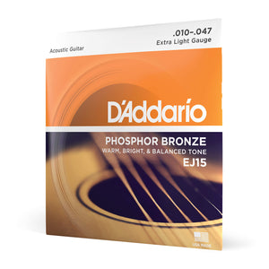 D'Addario EJ16 Set Corde Acustica EJ Phosphor BRZ RND WND - Ilgrandebazar