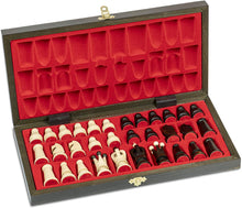 Carica l'immagine nel visualizzatore di Gallery, Scacchiera in Legno Professionale Scacchi 34 cm - Chess, Scacchiere Set Portatile Gioco da Viaggio per Adulti Bambini