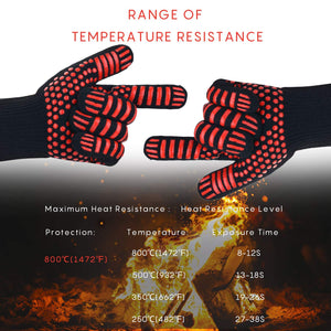 Mingco Guanti Barbecue, Guanti Ignifughi, Guanti da Forno, Resistenza al... - Ilgrandebazar
