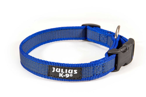 Collare K9 serie Color & Gray, 25 mm x 39-65 cm, blu, 25 x cm - Ilgrandebazar