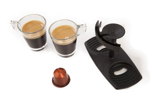 1 Capsula 2 Caffè. Risparmia le tue capsule di caffè Nespresso. 2xCAP, Rosso - Ilgrandebazar