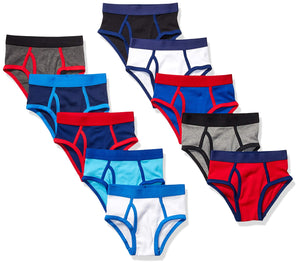 Amazon Essentials 10-Pack Underwear Brief, Sharks And Stripes, Medium - Ilgrandebazar
