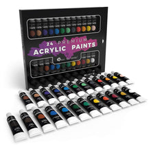 Carica l&#39;immagine nel visualizzatore di Gallery, 24 piece set (24 different colours), Black/Blue/Green/Grey/Orange/Red/Violet/White/Yellow - Ilgrandebazar