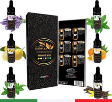 Carica l&#39;immagine nel visualizzatore di Gallery, Oli Essenziali Per Diffusori 6x10ML Qualità Made In Italy, Kit Olii 1 PACK - Ilgrandebazar