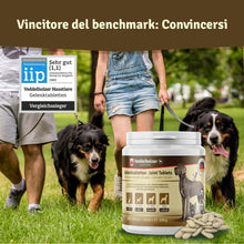 Carica l&#39;immagine nel visualizzatore di Gallery, Veddelholzer Vincitore Certificato 2020 Compresse per Le articolazioni dei Cani integratori per Cani con cozza dalle Labbra Verdi MSM e Artiglio del Diavolo Glucosamina e collagene
