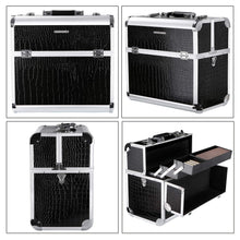 Carica l&#39;immagine nel visualizzatore di Gallery, SONGMICS Beauty Case Cofanetto Trucco 36,5 x 22 x 35 cm Make Up XL, Nero - Ilgrandebazar