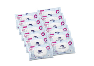 Chicco Salviette Neonato Detergenti Multiuso, 12 Confezioni con Placchetta da 72 Salviettine Igienizzanti, Salviette Umidificate per Bebè e Bambini, Senza Alcool e Profumo, Adatte per Pelli Sensibili