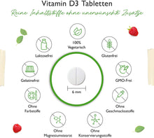 Carica l&#39;immagine nel visualizzatore di Gallery, Vitamina D3 10.000 UI 365 Compresse, Dosaggio Alto, Dose Giornaliera 1000 UI al Giorno (Ogni 10 Giorni), Una Compressa di Vitamina D Ogni 10 Giorni - Vit4ever