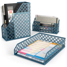 Carica l&#39;immagine nel visualizzatore di Gallery, Arteza Set Accessori Organizer Scrivania Verde Scuro, 6 di 6, Scuro - Ilgrandebazar