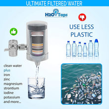Carica l'immagine nel visualizzatore di Gallery, H2O TAPS Filtri d'Acqua per Rubinetto - Sistema di filtraggio - Design Molto Elegante - Filtro per Acqua - Acciaio Inossidabile - La Scelta Duratura