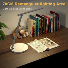 Carica l'immagine nel visualizzatore di Gallery, Lampada da Scrivania LED Ricaricabile con Porta di Ricarica di Tipo C, Lampade da Scrivania Dimmerabili da Ufficio 5 Modalità di Illuminazione 10 Luminosità, Controllo Touch Lampade da Tavolo
