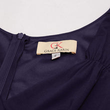 Carica l'immagine nel visualizzatore di Gallery, GRACE KARIN Abito Vintage per Donna Senza Maniche Scollo a V Classico Rockabilly Cocktail Party XXL Cl010698-3