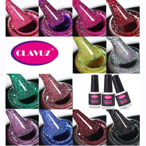 Clavuz Smalto Semipermanente Gel Soak off UV LED Kit 006 luccichio - Ilgrandebazar