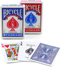 Carica l'immagine nel visualizzatore di Gallery, Bicycle Bicycle-2-Pack Index Rider Back 808 Mazzo Standard Confezione Doppia, Colore Rosso e Blu, Poker 62.8 x 88 mm, 1001781