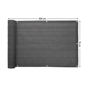 SONGMICS Frangivista per Recinzione di Giardino, Grigio, 6 x 0,75 m, Grigio - Ilgrandebazar