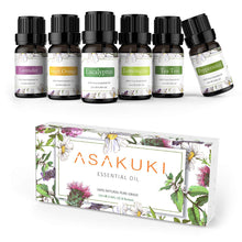 Carica l&#39;immagine nel visualizzatore di Gallery, ASAKUKI Olio Essenziale 6 Set di Aromaterapia lavanda,... - Ilgrandebazar