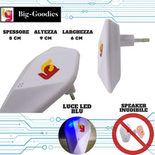 Carica l&#39;immagine nel visualizzatore di Gallery, Bg Repellente Ultrasuoni Interno Ed Esterno. Scaccia bianco - Ilgrandebazar