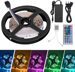 LED Striscia 5M RGB 5050,Duractron led striscia 150 led per Natale,Feste, Decorazioni.(Non Impermeabile)
