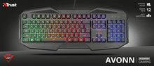 Carica l&#39;immagine nel visualizzatore di Gallery, Trust Gaming GXT 830-RW Avonn Tastiera da Gioco Illuminata, Nero [Layout Italiano]