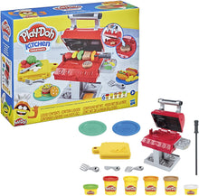 Carica l'immagine nel visualizzatore di Gallery, Hasbro Play-Doh Kitchen Creations Barbecue, per Bambini dai 3 Anni in su, con 6 Colori di Composto modellabile atossico e 7 Accessori
