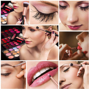 Pennelli Make Up BESTOPE Pennelli per il Trucco Set di 16 Pennelli per il Make-up Professionali, Eyeliner, Ombretto, Sopracciglia.
