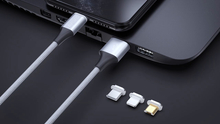 Carica l'immagine nel visualizzatore di Gallery, AVIWIS 3 in 1 Cavo Magnetico di Ricarica, Multi Dati Connettore 3-IN-1 - Ilgrandebazar