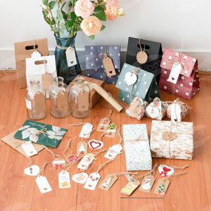 SuMille 200Pezzi Tag Regalo,Etichette regalo di carta fai da te,targhette... - Ilgrandebazar