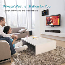 Carica l&#39;immagine nel visualizzatore di Gallery, Kalawen Stazione Meteo Automatica Digitale Wireless Nero - Ilgrandebazar