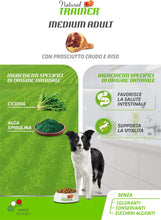 Carica l'immagine nel visualizzatore di Gallery, Trainer Natural Cibo per Cani Medium Adult Prosciutto Crudo 12kg
