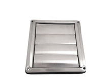 Carica l&#39;immagine nel visualizzatore di Gallery, Griglia di ventilazione in acciaio inox, rettangolare, con DN 100, Argento - Ilgrandebazar