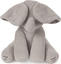 Carica l'immagine nel visualizzatore di Gallery, GUND- Flappy Elefantino Peluche Interattivo Parlante, in Italiano, 30.5 Cm, Due Modalità di Gioco, da 10 Mesi
