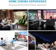 Carica l&#39;immagine nel visualizzatore di Gallery, VILINICE HOPVISION Mini Proiettore 1080P Full HD,Video Proiettore Portatile 6500 Lumen con Display da 240”,Proiettore LCD per 90000 ore,Compatibile con HDMI/AV/USB/SD/VGA