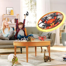 Carica l&#39;immagine nel visualizzatore di Gallery, Mini Drone per Bambini, Giocattoli Bambini Elicottero Telecomandato Aereo RC con Luci LED Gadget Compleanno Natale Regali Ragazzi Ragazze 8 9 10 11 12 Anni Giochi da Giardino Interno Esterno (ARANCIA)