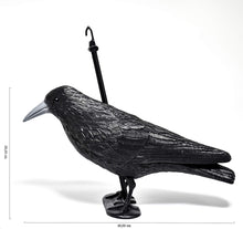 Carica l&#39;immagine nel visualizzatore di Gallery, Blossom Design Corvo Scacciapiccioni 2a Generazione Spaventapasseri Big, nero - Ilgrandebazar