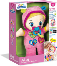 Carica l'immagine nel visualizzatore di Gallery, Clementoni- Baby Alice, la Mia Prima Bambola, 10+ Mesi, Colori Assortiti, 17201