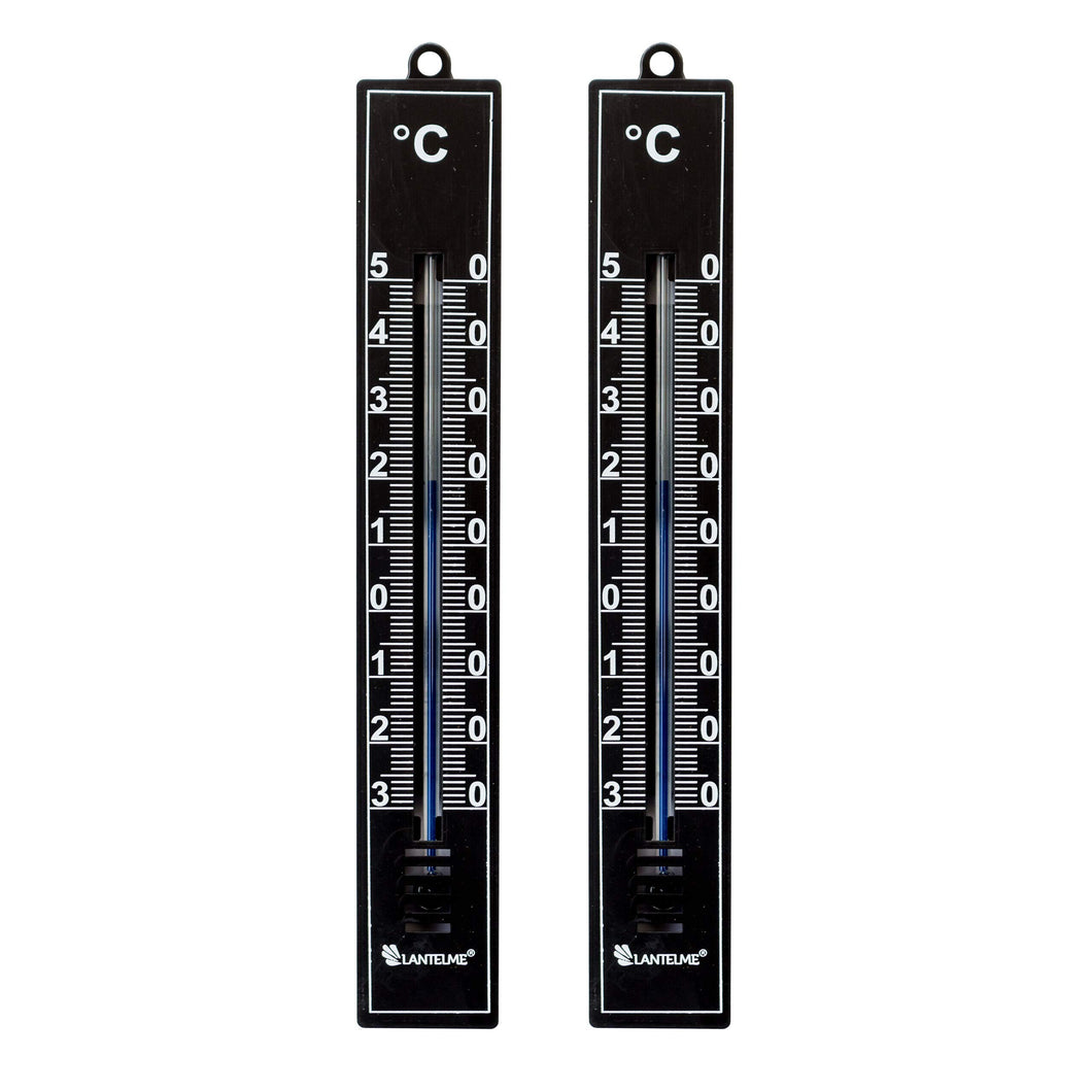 Lantelme 7715 - Set di 2 termometri analogici per Interni ed Esterni, da -30... - Ilgrandebazar