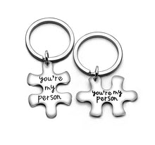 Carica l&#39;immagine nel visualizzatore di Gallery, Portachiavi per coppia, fidanzato, fidanzata, familiari, You&#39;re My Person - Ilgrandebazar