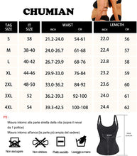 Carica l'immagine nel visualizzatore di Gallery, CHUMIAN Donna Corsetto Vita Dimagrante Body Modellante Cintura Intimo Shaper Training Vestiti Shapewear Contenitivo Snellente