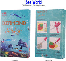 Carica l&#39;immagine nel visualizzatore di Gallery, 400 magic Kit di Adesivi per Pittura Diamante 5D Fai-da-Te per Bambini Kit per Pittura Diamante di Natale Piccolo Facile Dipingi con I Numeri (Animal)