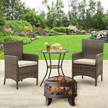 Carica l&#39;immagine nel visualizzatore di Gallery, Home&amp;Decorations FT-51219B Braciere e Griglia per Giardino, 66 cm, Ø 66 cm - Ilgrandebazar