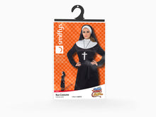 Carica l'immagine nel visualizzatore di Gallery, Smiffys Costume da suora, nero con abito e copricapo, S - Ilgrandebazar