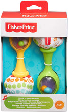 Carica l'immagine nel visualizzatore di Gallery, Fisher Price- Rattle And Rock Maracas Giocattolo per Neonati, BLT33 multicolore 1