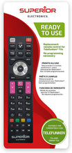 Carica l&#39;immagine nel visualizzatore di Gallery, Superior TELEFUNKEN Replacement - Telecomando di ricambio universale compatibile con tutti i TV e SMART TV di marca TELEFUNKEN - Pronto all&#39;uso non richiede programmazione