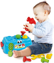 Carica l'immagine nel visualizzatore di Gallery, Clementoni- Banchetto Svita Avvita Gioco per Bambini, Multicolore, 17042 Banchetto Svita e Avvita